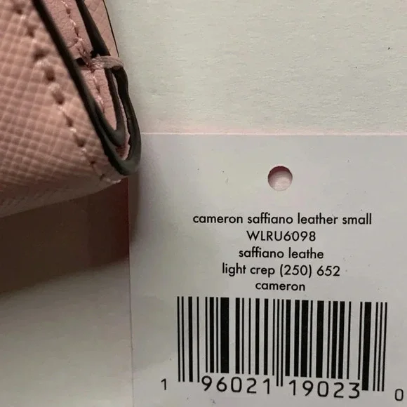 Kate Spade Wallet Saffiano Leather Crepe Pink New - Picture 8 of 12